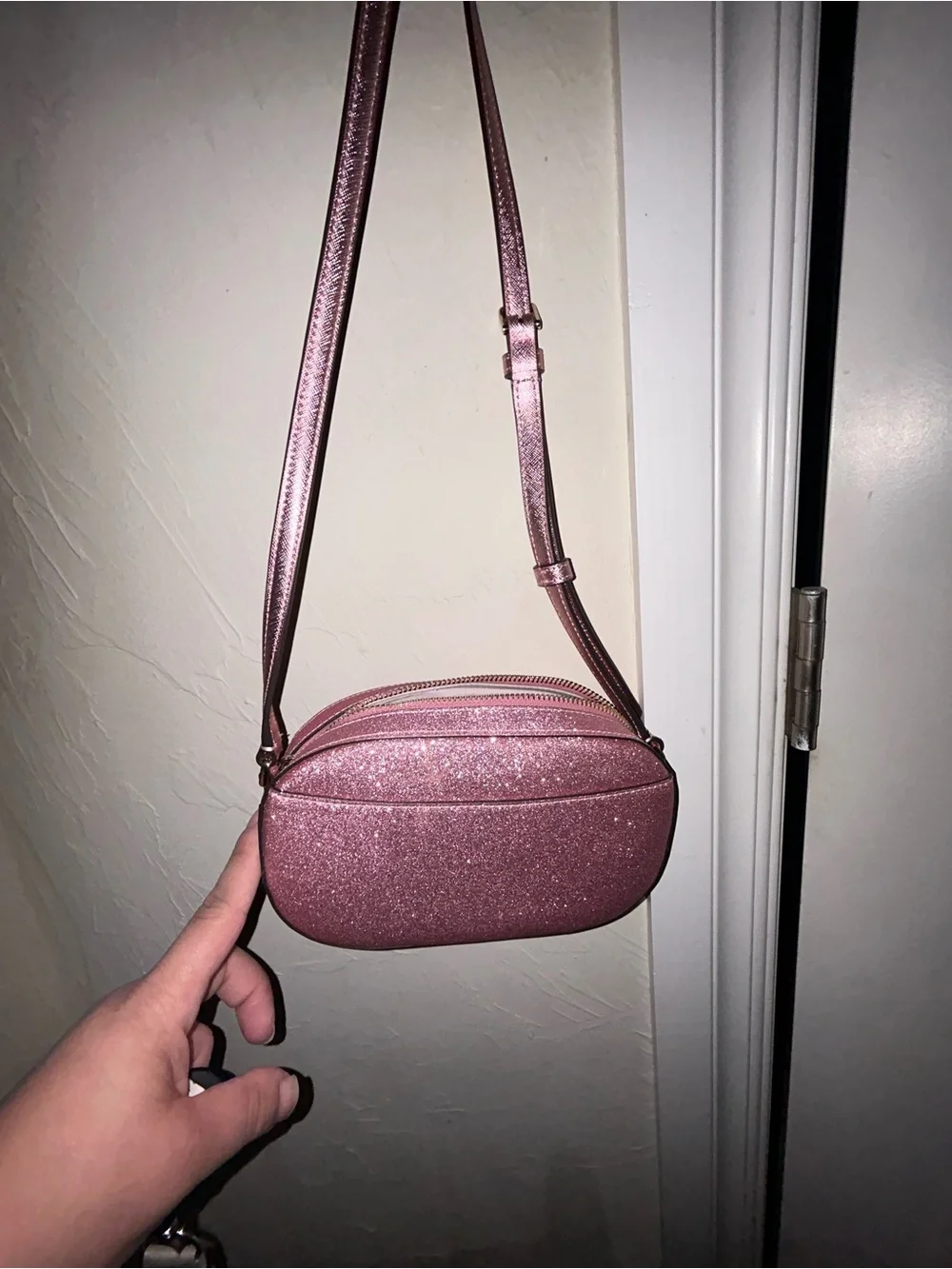 kate spade Glitter Crossbody Bag in Pink